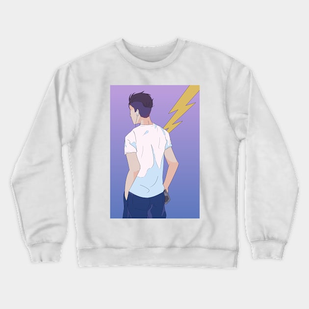 Lightning Crewneck Sweatshirt by Fotocynthese art